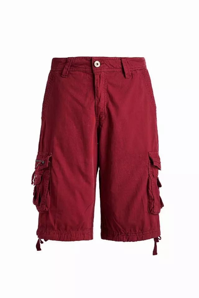 Men's Twill Cargo Shorts-Style #MP411- $10.90/ Unit - 24PCS/CASE - PLEASE SEE DESCRIPTION — Wine
