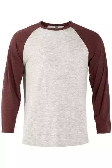 #287-D-P611T-MO Delta Apparel Raglan Sleeve Baseball T-Shirt (Small) – $.75 each (12 Pieces)