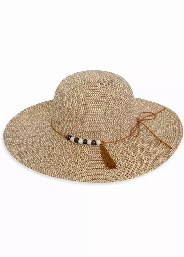 Magid Straw Floppy Hat — Toast · SKU HA-1529S-TOAST