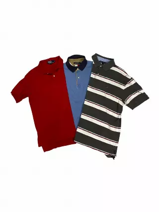 Vintage Ralph Lauren and Tommy Hilfiger Three Button Polo Bundle