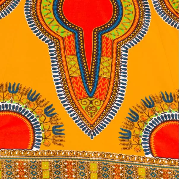 214 - Off-shoulder Dashiki Dress - ON SALE - $10.00 Each (3 pcs per pack) — Free Size / Golden Yellow