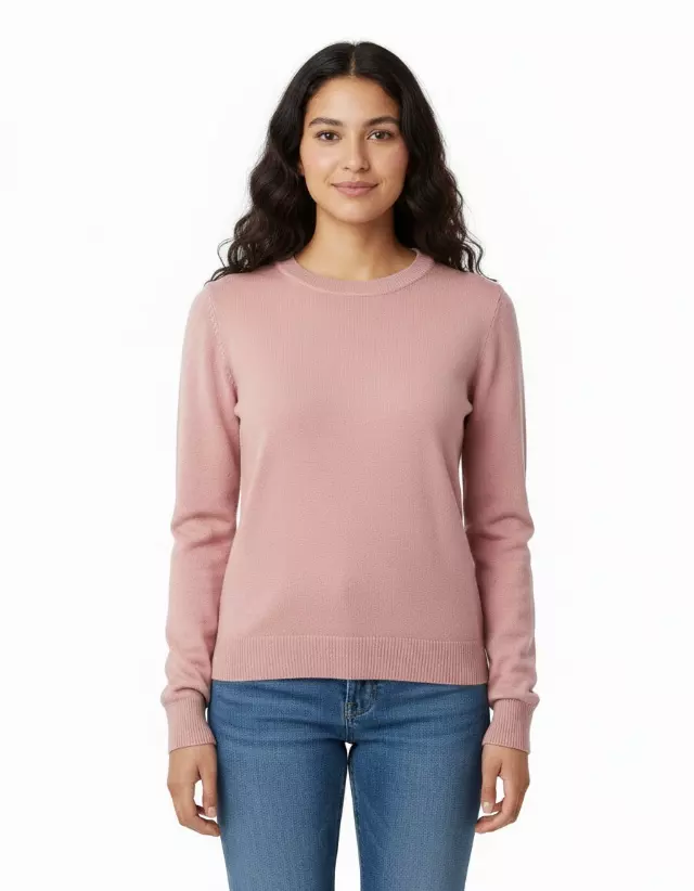 Crewneck Sweater — Mauve / S/M-L/XL