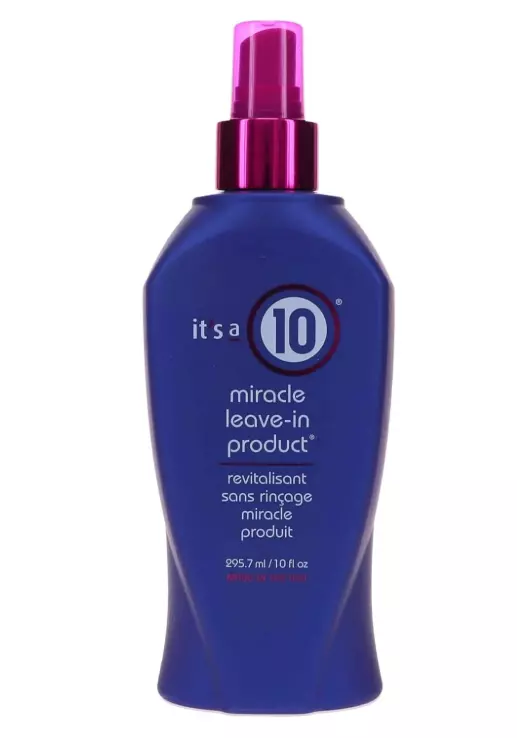 It’s a 10 Haircare Miracle Leave-In product, 10 fl. oz.