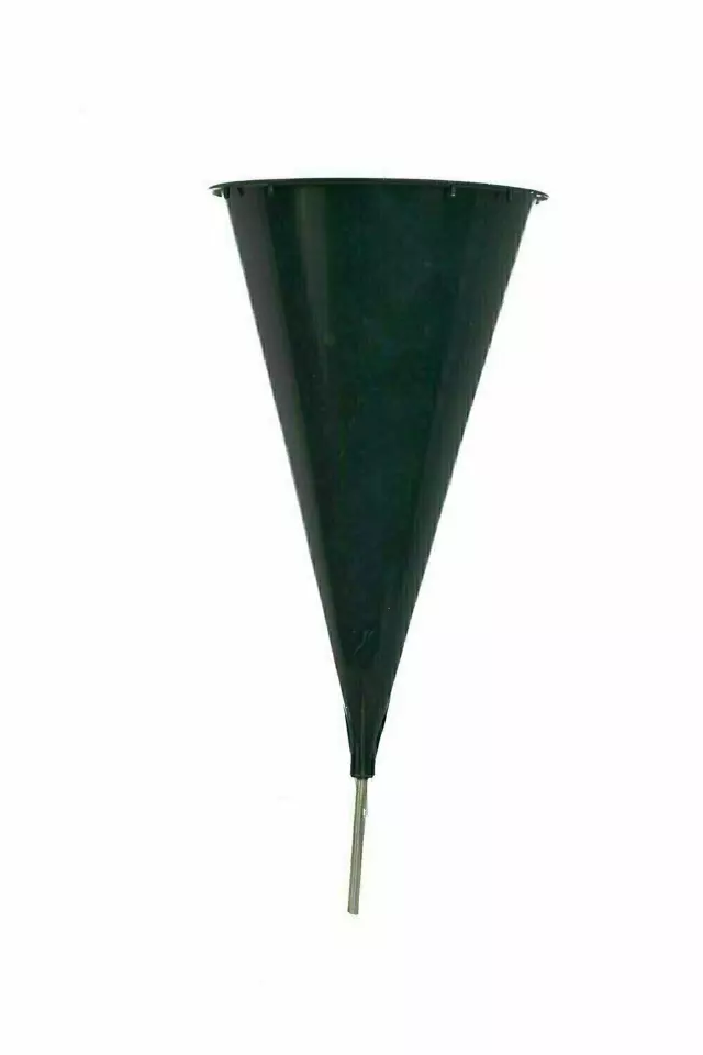 PL300G – 10” Plastic memorial cone W/4.5” opening (pk36)-“Case” Case 36 pcs