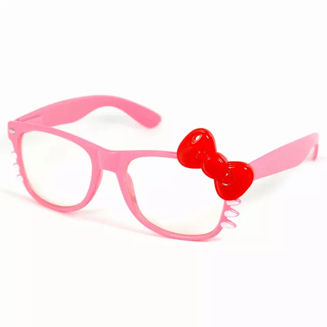 Children's Novelty Reading Glasses with Side Bow and Whisker Details P1836C