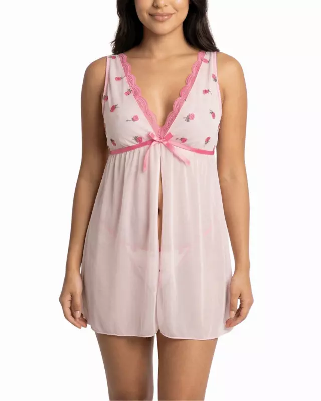Trina Babydoll — Baby Pink / L