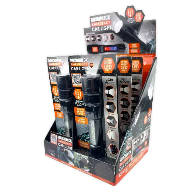 Emergency Car Light Multi Tool - 6 Pieces Per Retail Ready Display 25493