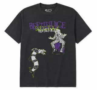 BEETLEJUICE STRANGE T-SHIRT BLACK