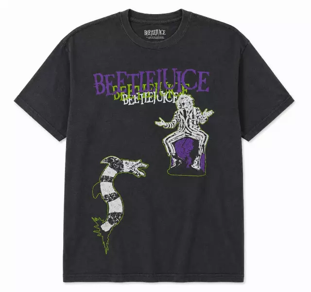 BEETLEJUICE STRANGE T-SHIRT BLACK