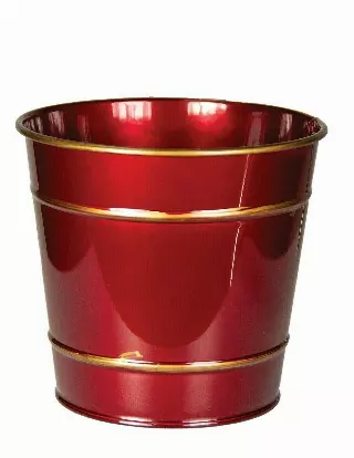 XMT2000RED – 5” wide x 4.5” deep red tin with gold accent W/L-Min 12- Case Pk. 120 Pcs