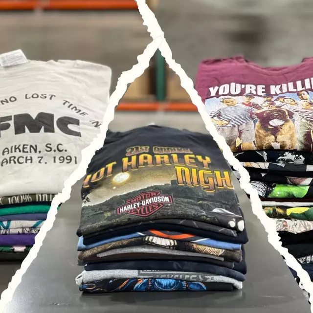 Pick 3 Custom 50lb T-Shirt Bale — Harley / Vintage Graphics / TV / Movies