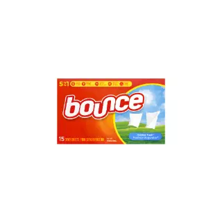Bounce Outdoor Fresh Scented Fabric Softener Dryer Sheets,15 Count Case PK 15