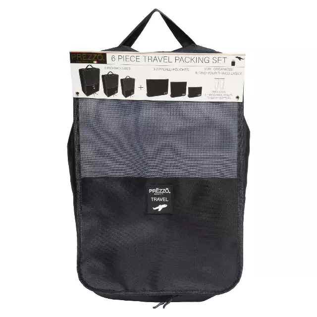 Prezzo Travel Packing Set 6 Piece — 100-BLK · SKU PRP2042-030-RD