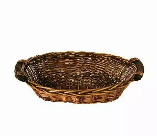 MS1576-16 – 16” Oval Honey Stain Tray N-Liner-“each” Min 12 pcs – Case 24 pcs