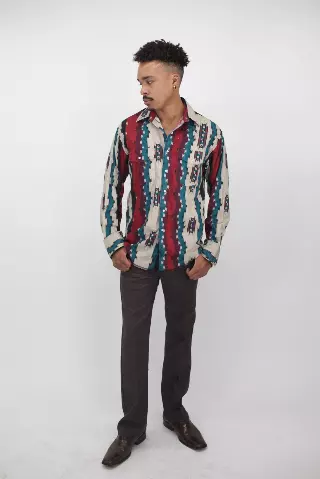 Vintage Men's Long Sleeve Shirt Mix of 20