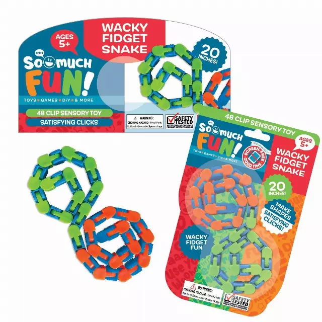 Fidget Track Snake Toy - 24 Pieces Per Pack 22937