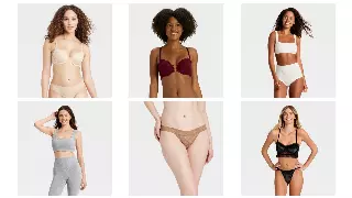 Target Undergarments Assortment · 125 units · Shelf-pull