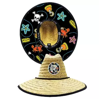 HIGH TIDE PIRATE YOUTH STRAW HAT