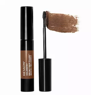 Revlon ColorStay Brow Fiber Filler, Longwearing & Volumizing Waterproof Eyebrow Gel, 302 Warm Brown, 0.23 fl. oz.