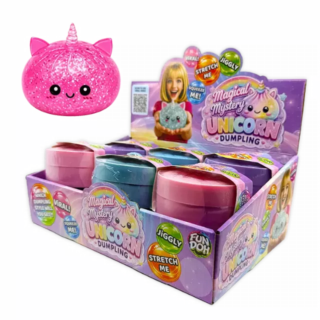 Fun Doh™ Unicorn Dumpling Squish Toy - 12 Pieces Per Retail Ready Display 27016