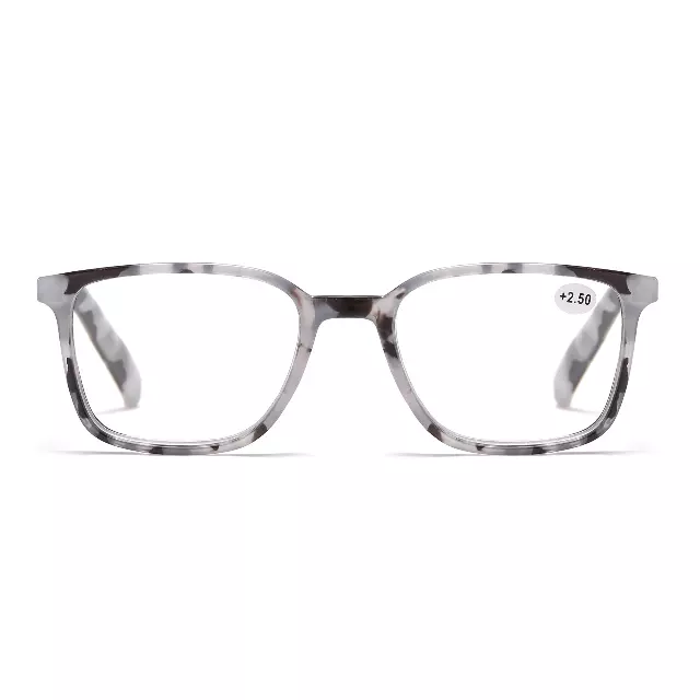 Classic Rectangle Reading Glasses with Slim Tapered Temples RJ11103 — +1.50