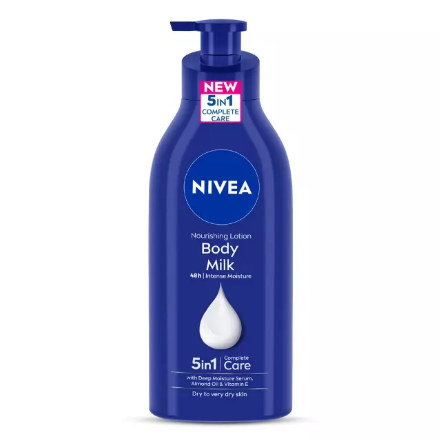 NIVEA Body Lotion, Nourishing Body Milk, For Very Dry Skin, 600ml