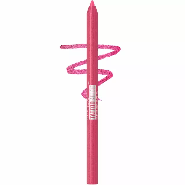 WHOLESALE MAYBELLINE TATTOOSTUDIO SHARPENABLE GEL PENCIL WATERPROOF EYELINER 0.04 OZ - PUNCHY PINK 813 - 72 PIECE LOT