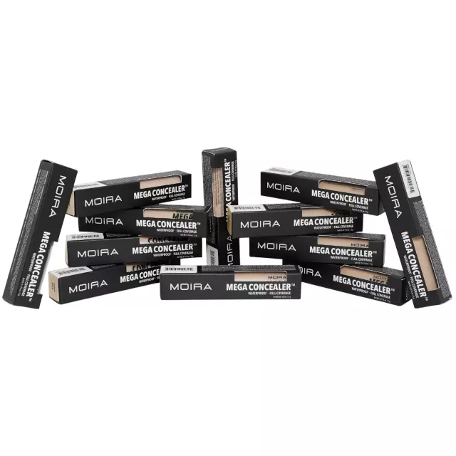 Moira Beauty Mega Waterproof Concealer Assorted - Wholesale 12 Units (MWCLIGHT)