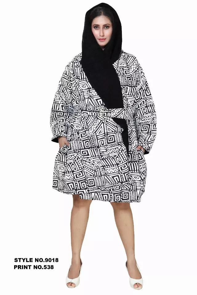 9018 - Reversible Suede Jacket - One Size (3pcs PRE-PACK) ($40 Each) — One Size / Print-538