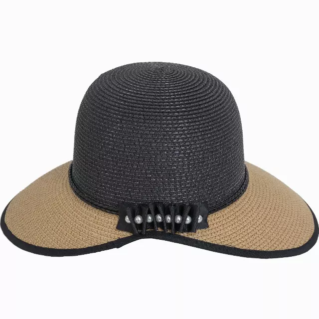 Magid Pearl Color Block Straw Garden Hat — TOAST