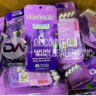 Skintimate Violet Blooms 4 Scented Blades · 200 units
