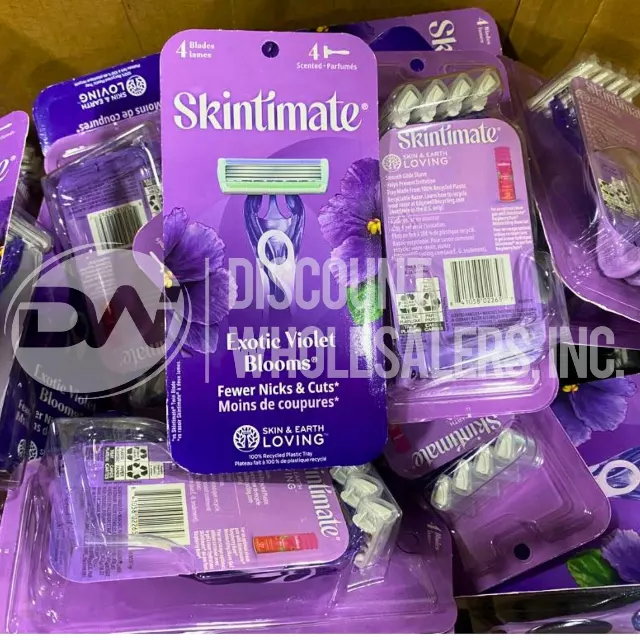 Skintimate Violet Blooms 4 Scented Blades · 200 units