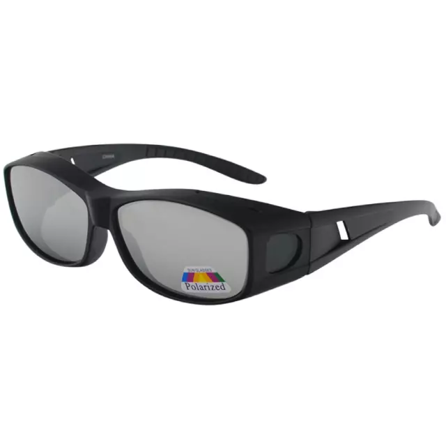 Polarized Fit Over Sunglasses with Side Window Protection and Matte Finish PL10550