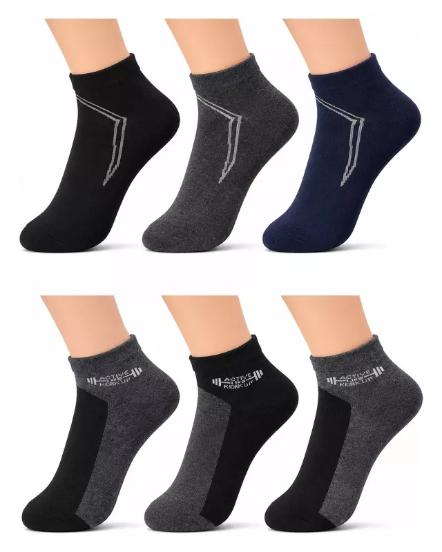 Boys' Socks #3219M (Dozen) — Assorted / Sock Size 2-3