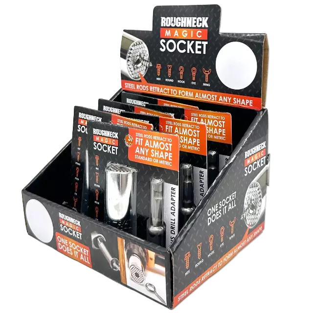 Magic Socket Tool with Drill Adapter - 6 Pieces Per Retail Ready Display 23709