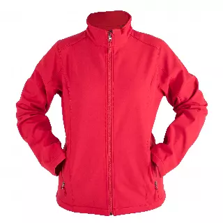 Women's Microfleece Lined Core Soft Shell Jacket - STYLE LFJ154 - $15.00/UNIT - 12PCS/CS - PLEASE SEE DESCRIPTION — Red