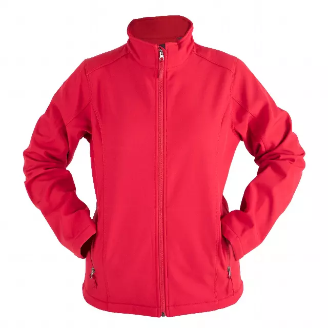 Women's Microfleece Lined Core Soft Shell Jacket - STYLE LFJ154 - $15.00/UNIT - 12PCS/CS - PLEASE SEE DESCRIPTION — Red