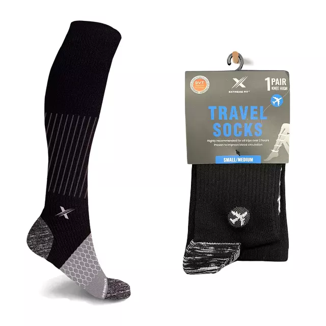 Travel Socks - Gray — Small/Medium
