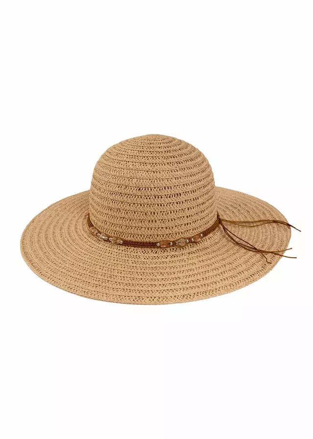 Magid Straw Floppy Hat — Natural · SKU HA-7108S-NAT