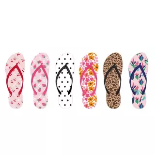 Wholesale Lot Of 1,728 Chatties Flip Flops For Women – Assorted Colors And Sizes – MSRP $8.00 – Your Price Is Only $1.50 Each