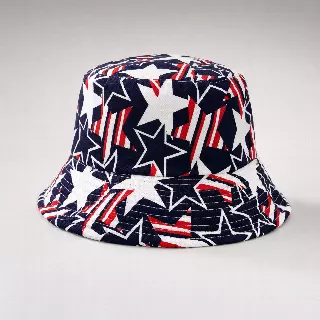 Americana Bucket Hat – USA Stars & Stripes Reversible Sun Hat | High Tide