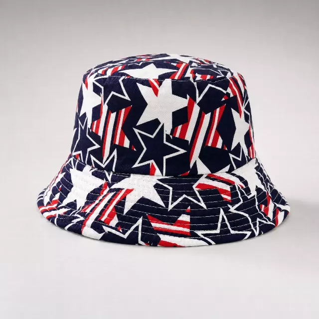 Americana Bucket Hat – USA Stars & Stripes Reversible Sun Hat | High Tide