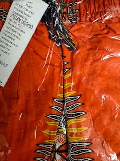 6009 - Camo & Dashiki Pants - ON SALE - $10.00 Each- 3 pcs in a pack — ORANGE