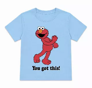 YOUTH SESAME STREET ELMO YOU GOT THIS T-SHIRT LT BLUE