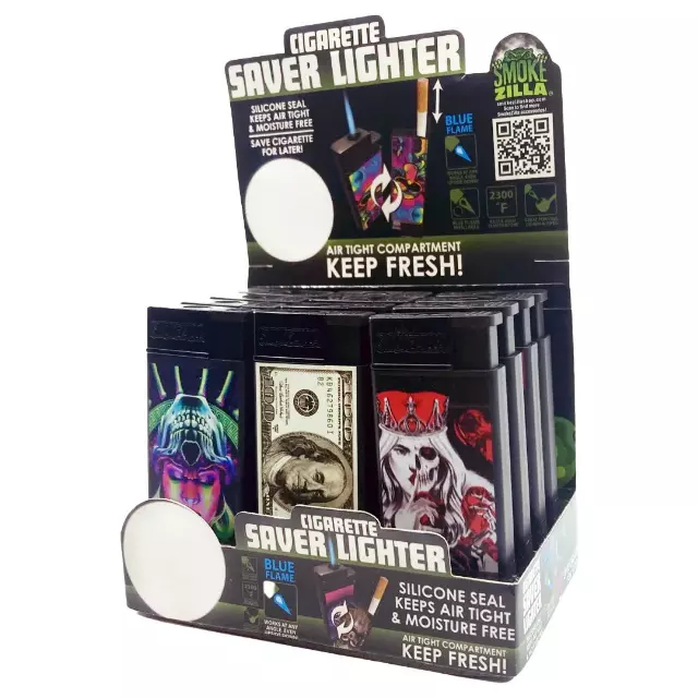 Torch Lighter Cigarette Saver - 12 Pieces Per Retail Ready Display 23109