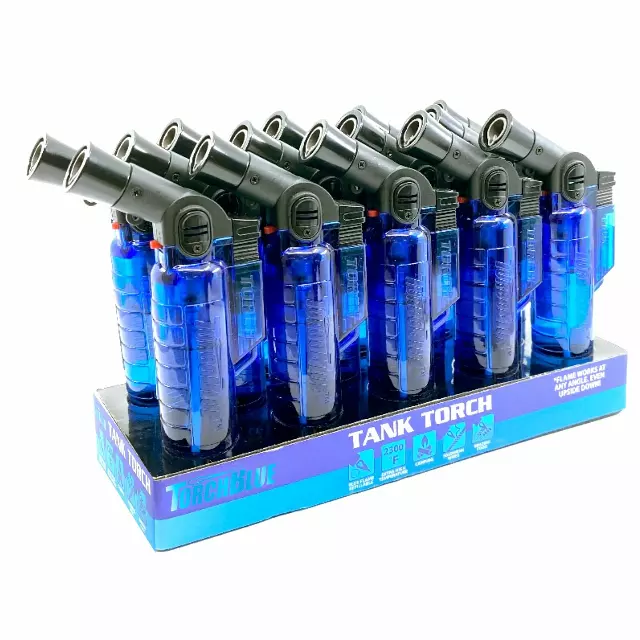 Large Tank XXL Torch Lighter - 14 Pieces Per Retail Ready Display 40322