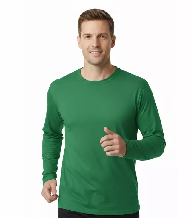 Performance L/S Crew Neck Kelly Green - 7624809