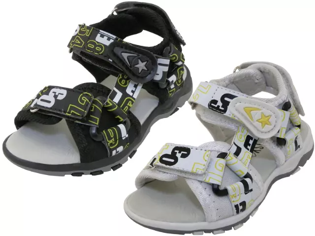 S2702-B - Wholesale Boy's "Easy USA" Letters Printed Sport Sandals