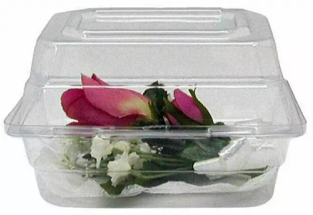 FS543 – 4.5”x3.75”x4” deep Boutonniere box (50 ct)-“Box” Case 10 packs