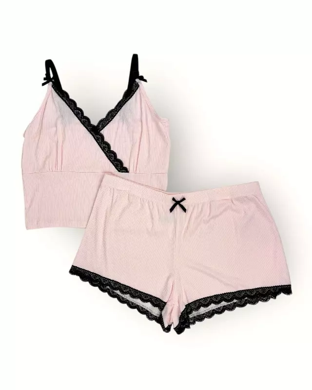 Sofi Pajama Set — Baby Pink / L